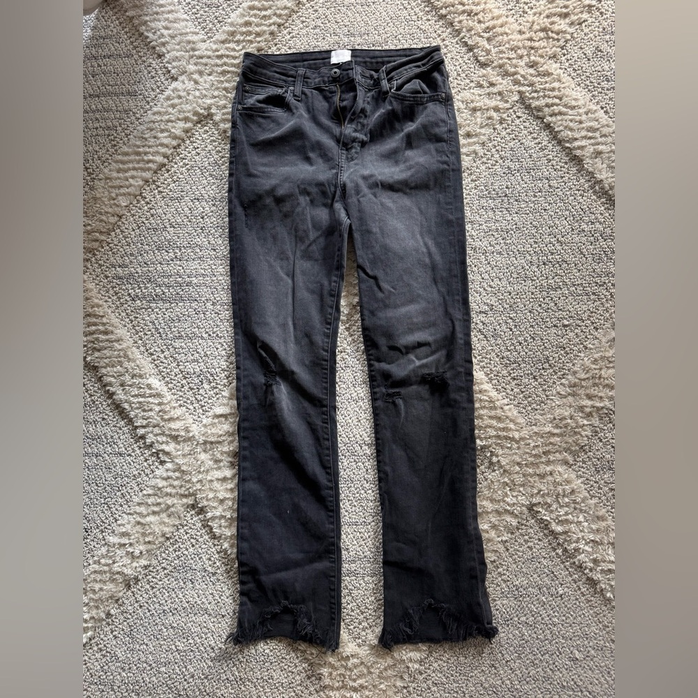 Jonathan Simkai jeans-distressed with fray-perfectly style! Size 28